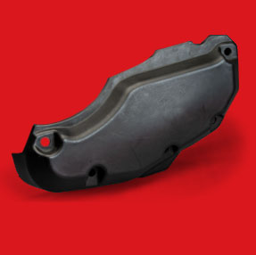 A piece of POLYFORM® Low-Density Molded Foam - High Resilient (PLDM-HR).