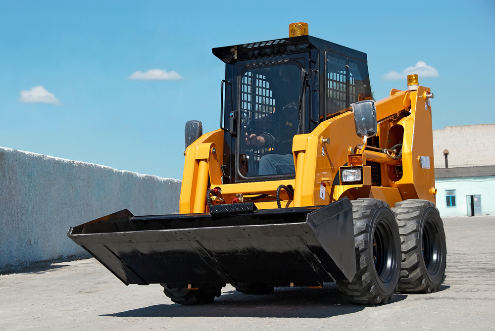 Skid Steer on construction site